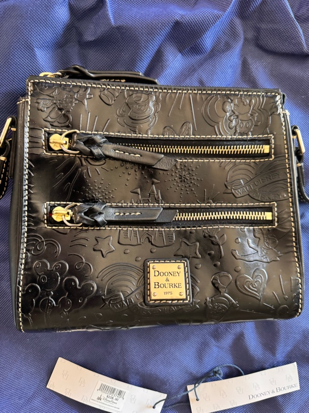 Dooney & Bourke Disney Parks Sketch Embossed Crossbody Bag